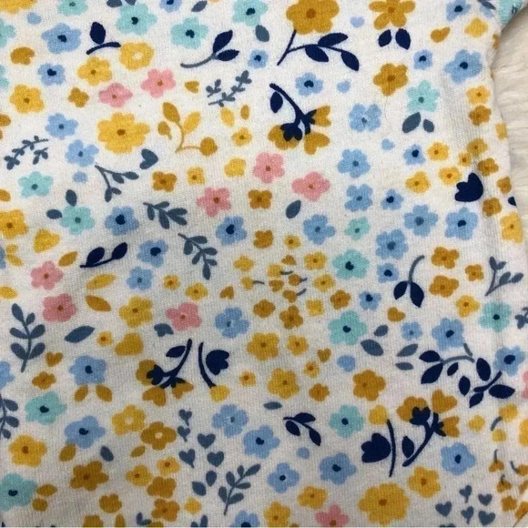Gerber Onesie Diaper White / Pink / Blue /  Yellow Fliral Size Neworn - Picture 14 of 16